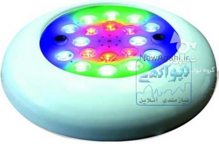 چراغ روکار استخری فلت 18 وات