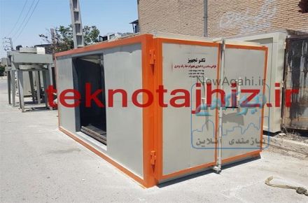 کوره های پخت رنگ در صنایع 