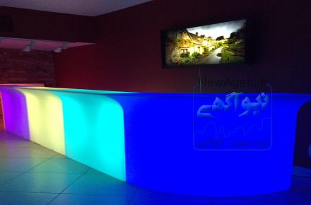 اجاره میز ، نیمکت ، صندلی ، میز های بار و .... نور یا (led)