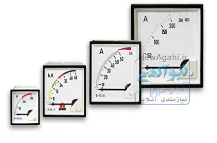  انواع میترها اعم از ولت متر و آمپرمتر و میلی آمپرمتر استوک و نو  