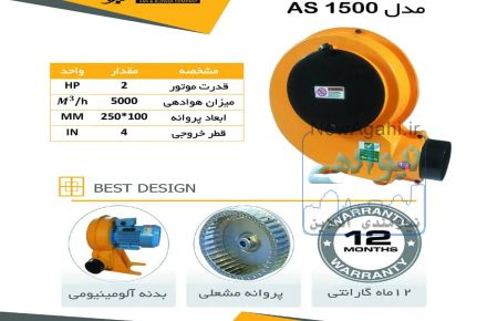 وستا فن تولید کننده انواع دمنده ، فن ، پروانه هواکش مولتی فن و ایندولایی