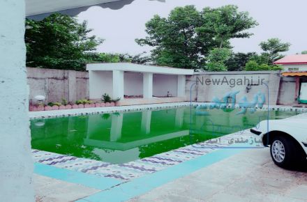 500مترویلا باغ مسکونی باغچه استخر دار