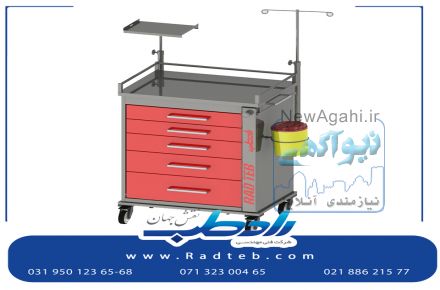 ترالی دارو ساخته شده در مجموعه رادطب نقش جهان