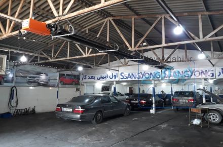 گرمایش تابشی لوله ای صنعتی گرماتاب