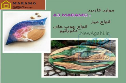 فروش رزین اپوکسی چوب و هنری و آبستره 