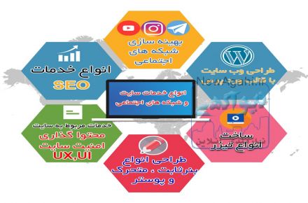 طراحی سایت امور گرافیکی خدمات شبکات اجتماعی