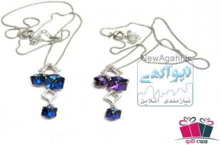 گردنبند خاص مکعبی مدل N3006