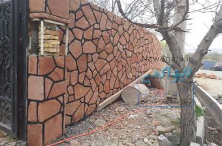 پیمانکاری و اجرا و فروش و نصب سنگ مالون سنگ لاشه سنگ ورقه ای سنگ کوهی 