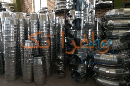 کانال گرد گالوانیزه درزجوش