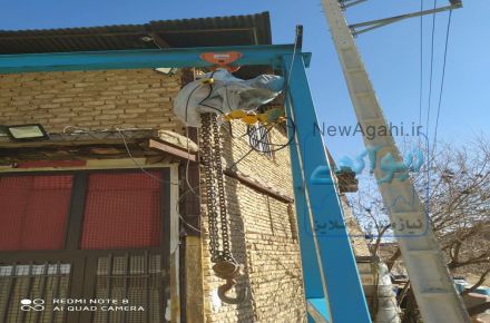 فروش جرثقیل 5 تن ایستاده  کارگاهی