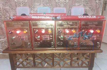 تولیددستگاه مخمل پاش ودستگاه ابکاری فانتاکروم آنتیک کروم 