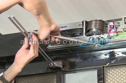 اجرا و نصب درب اتوماتیک الماس در