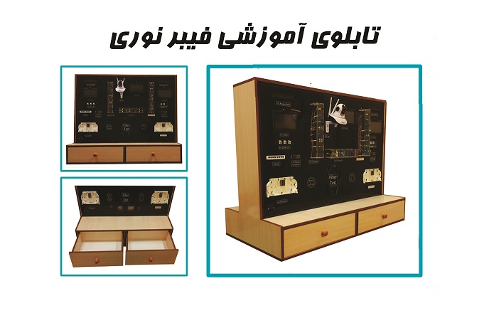 تولید تابلو اموزشی فیبرنوری