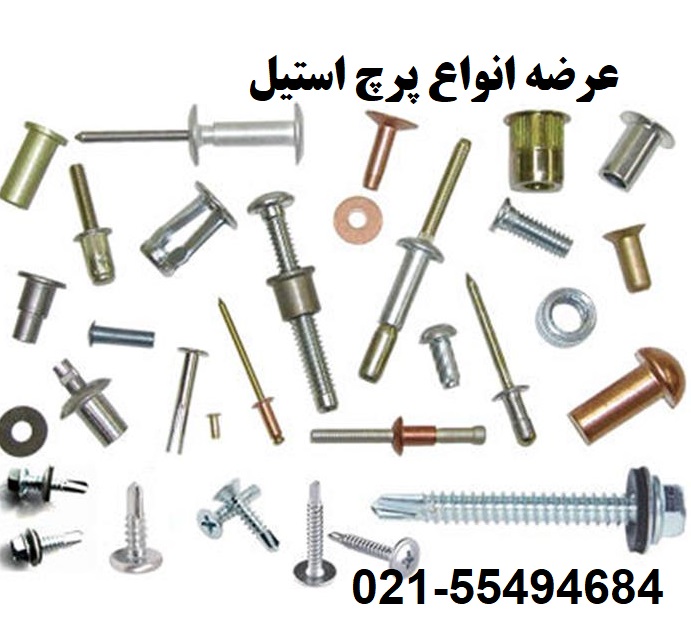 ارائه انواع پرچ های استیل