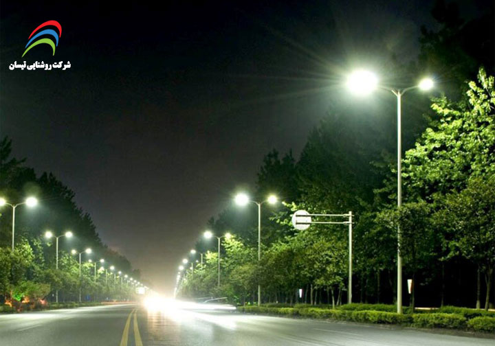 روشنایی معابر خیابان بزرگراه اتوبان بزرگراه محوطه
