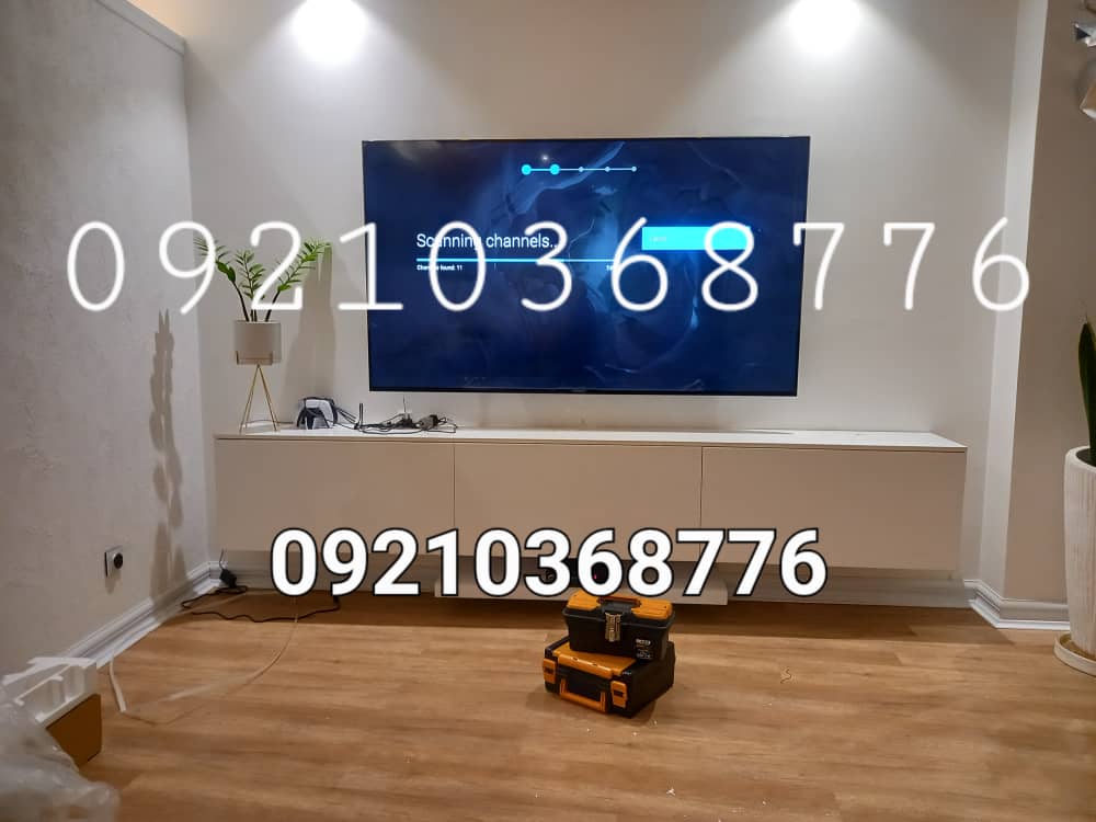 نصاب و نصب تخصصی تلویزیون روی دیوار در تهران