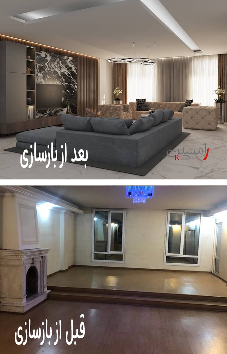 تیم حرفه ای طراحی و اجرای دکوراسیون و بازسازی به همراه مشاوره بازدید رایگان