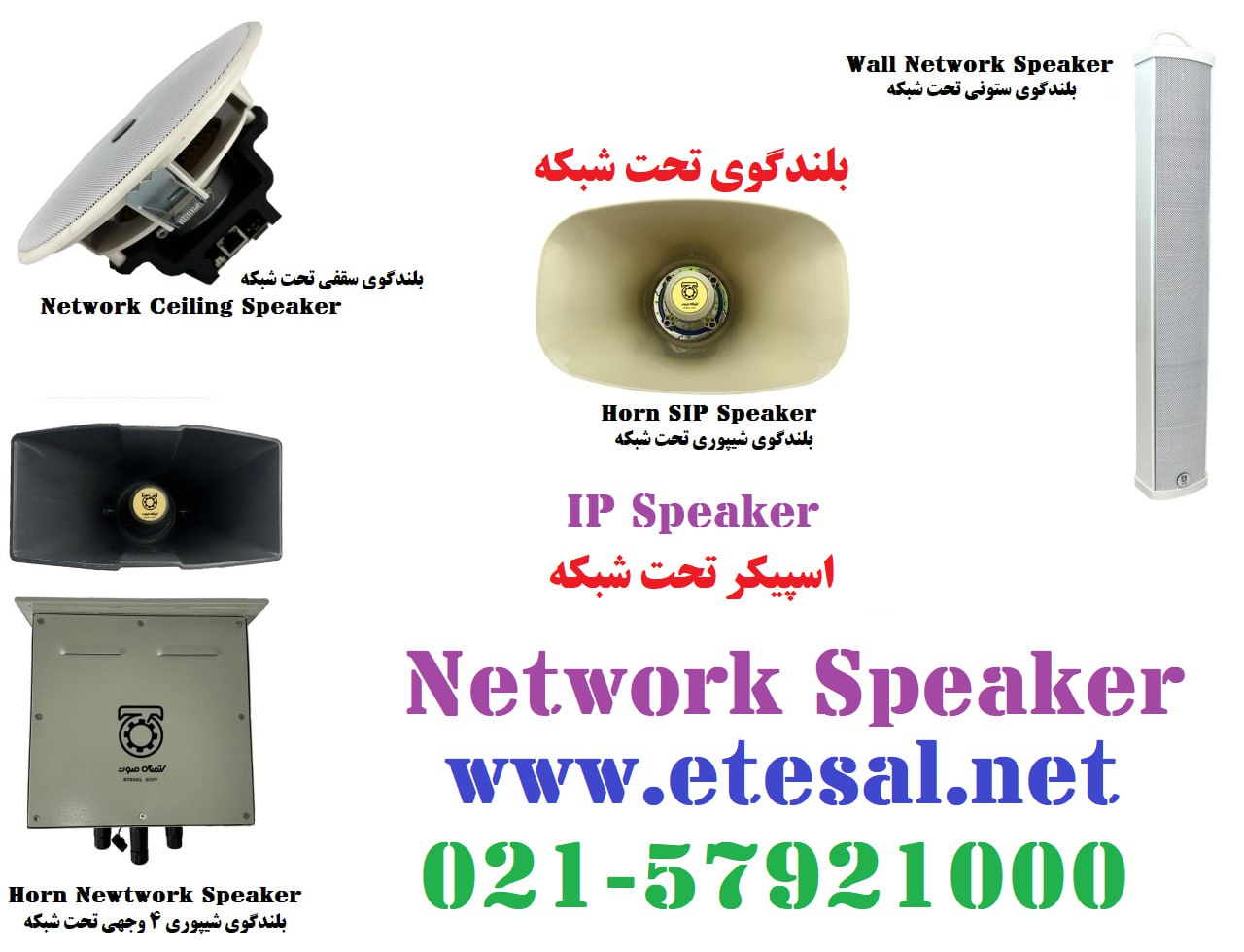 اسپیکر تحت شبکه