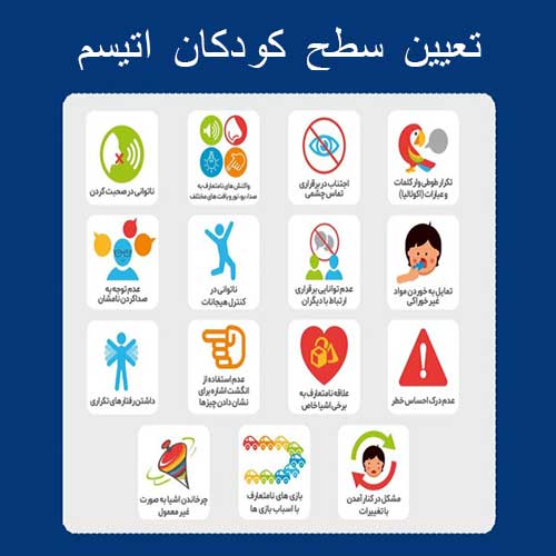 تعیین سطح کودکان اوتیسم