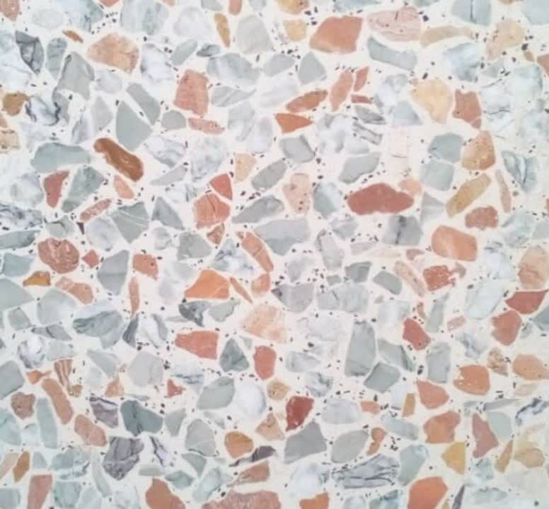 موزاییک جنگلی سیمان سفید زمینه روشن