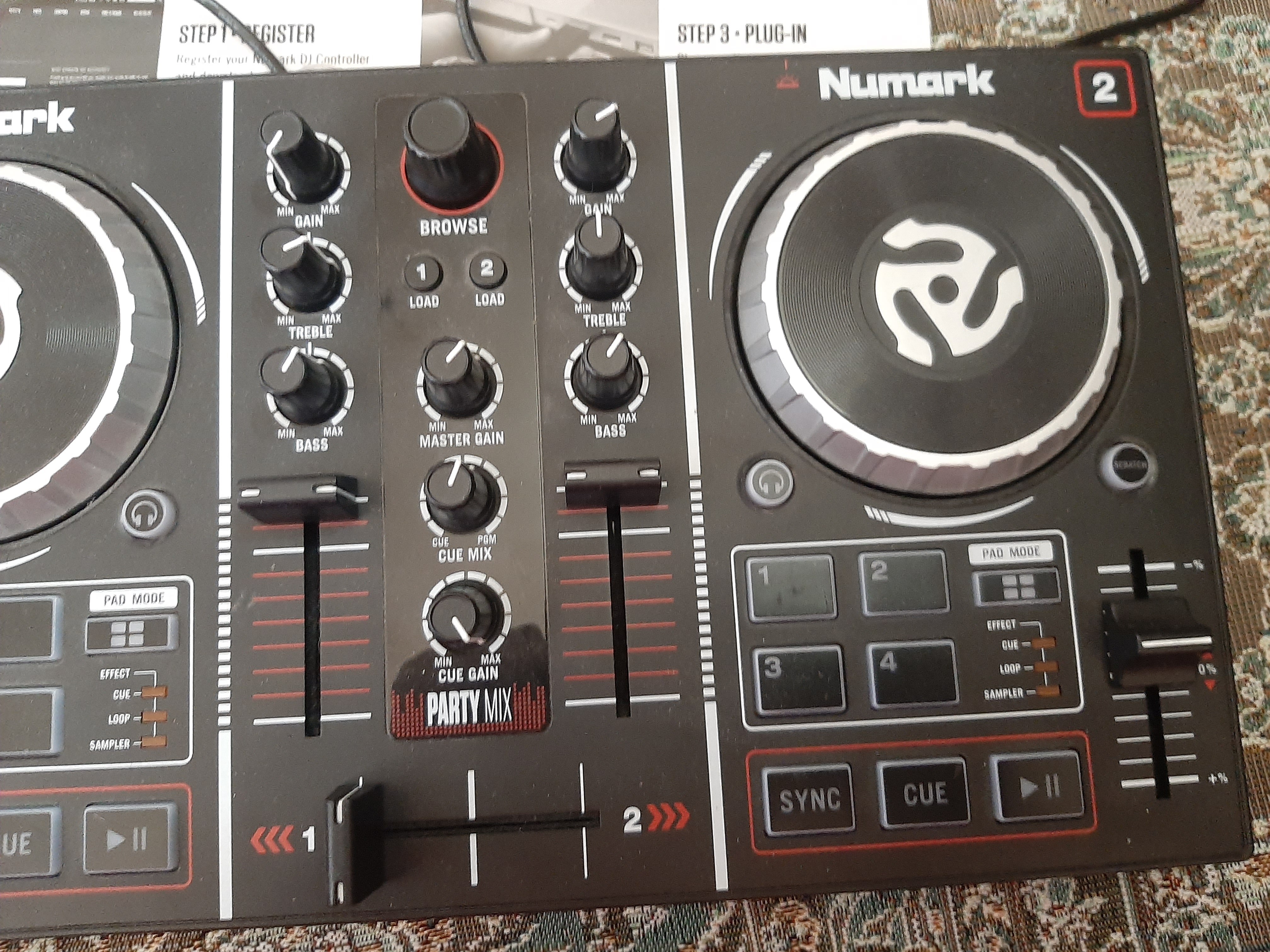 دستگاه دیجی dj numark partymix
