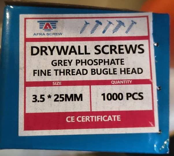 پیچ کناف  فروش عمده و کارتن 3.5 * 25MM