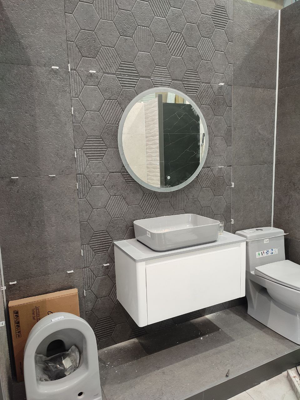 نمایندگی پخش روشویی کابینتی PVC  ضد آب و روشویی نیم پایه