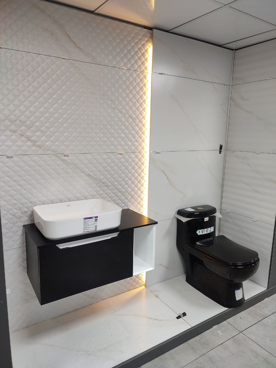 نمایندگی پخش روشویی کابینتی PVC  ضد آب و روشویی نیم پایه
