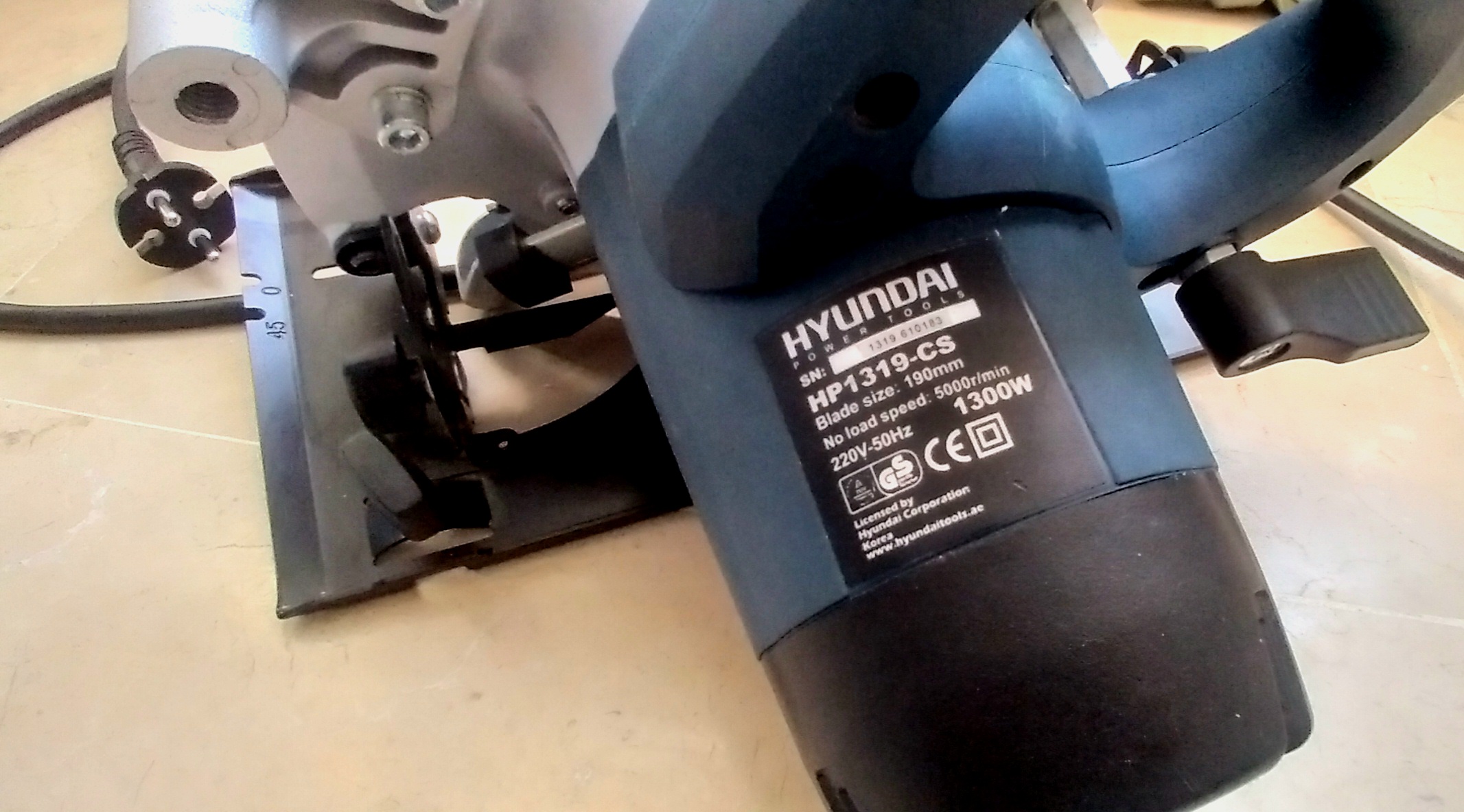 اره گرد بر هیوندای مدل HP1319-CS ا HYUNDAI HP1319-CS Circular Saw