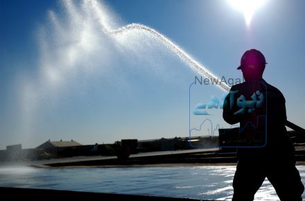 کیورینگ بتن کارخانه پژوهش در زنجان،کرمانشاه، همدان 