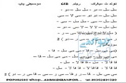 کتاب الکترو نیکی نت آهنگها ترجمه به فارسی