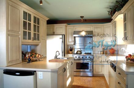 کابینت کلبه چوبی