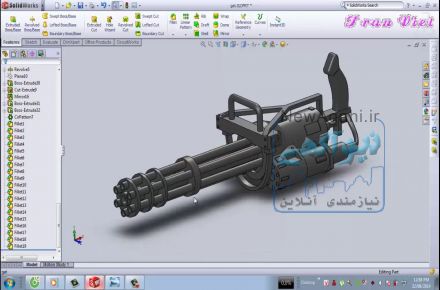 آموزش خصوصی نرم افزار ‌Solidworks (تضمینی)