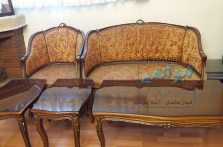 مبلمان و سرویس ناهار خوری در حد نو