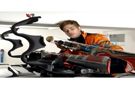 TCHIBO(TCM) Magnetische Skiträgerباربند اسکی