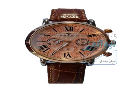 ساعت پتک فیلیپ (patek philippe) سه موتور بند چرمی