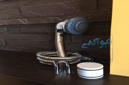 سردوشی تصفیه و کلر گیر آب حمام از بین برنده خشکی پوست ، کلر،آهک ، آهن و ...