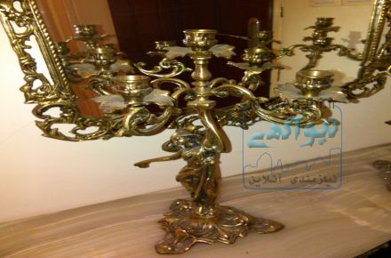 فروش آینه و شمعدان