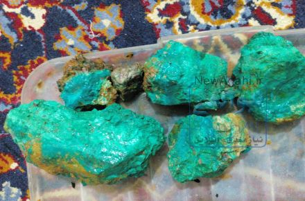 سنگ فیروزه خام نیشابور