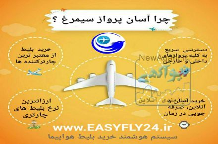 معتبرترین بلیط چارتر هواپیما 
