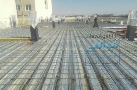 اجرای عرشه فولادی 