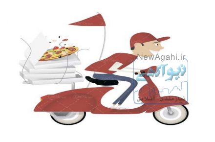 پيك موتور سوار عباس اباد