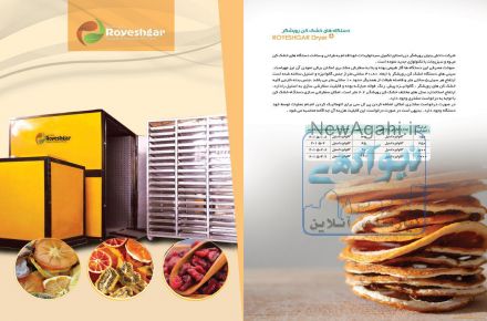 دستگاه خشک کن میوه و سبزی رویشگر