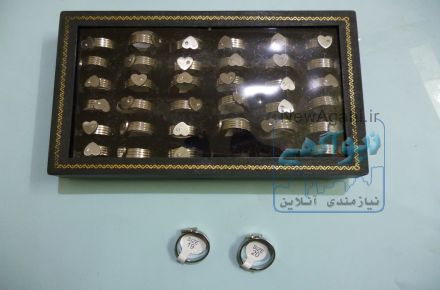 پخش عمده حلقه های تیتانیوم و استیل طرحدار و ساده