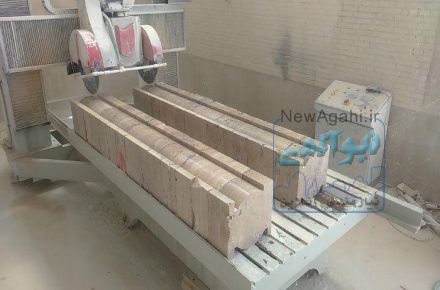 دستگاه سی ان سی سه محور پروفیل زن سنگ دو دیسک دروازه ای مدل King 33-PS