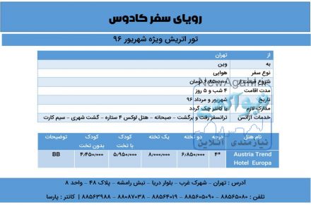 تور اروپا ویزا شنگن