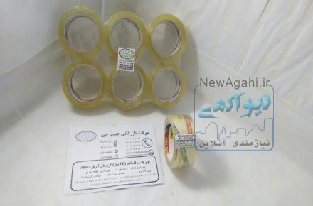 فروش ویژه نوار چسب کریستال 90 یارد