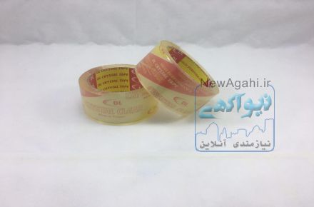 فروش ویژه نوار چسب کریستال 90 یارد