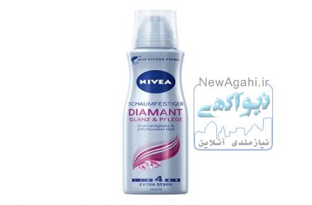موس حالت مو نیوآ مدل Diamant Glanz & Pflege حجم ۱۵۰ میلی لیتر