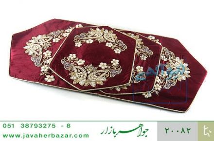 ترمه نگین تزئینی هنر دست - کد 20082